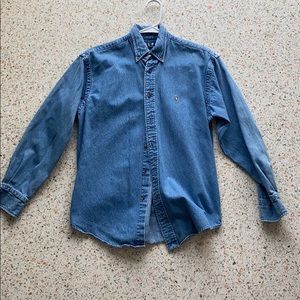 Womens Ralph Ralph Lauren Jean Button Down